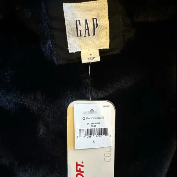 GAP pimaloft black winter coat S - Picture 7 of 14